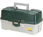 Plano Molding Co 620304 3 Tray Green & White Tackle Box