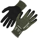 Ergodyne ProFlex 7042 ANSI A4 Nitrile-Coated CR Gloves, Green, Small, Pair