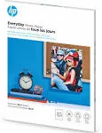 HP Everyday Photo Paper - Semi-Glossy - Letter Size (8.5 in x 11 in) 25 Sheets