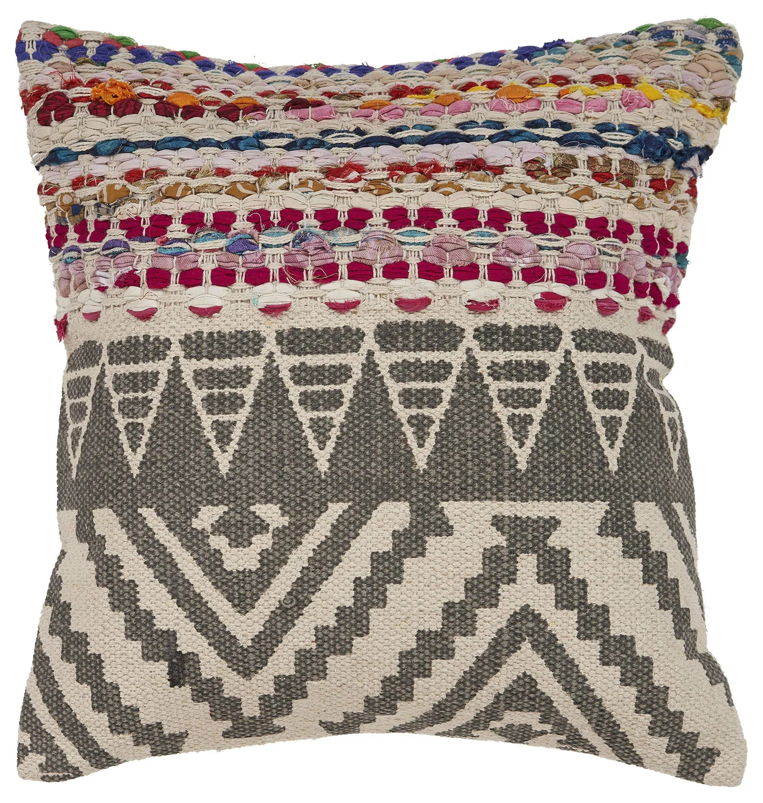 LR Home Boho Geometric Throw Pillow