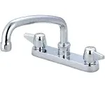 Central Brass 0125-a Double Handle Kitchen Faucet