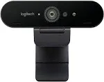 Logitech Brio Stream Webcam - Ultra 4K HD Video Calling, Noise-Cancelling Mic, HD Auto Light Correction, Wide Angle, Compatible with Microsoft Teams, Zoom, Google Meet on PC / Mac, Streaming - Black