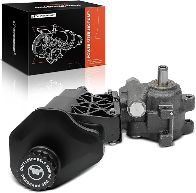 A-premium Power Steering Pump with Reservoir Replacement for 2003-2007 Dodge Ram 2500 3500