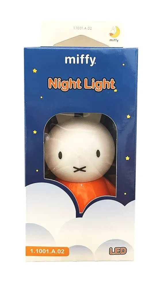 Sweet Dreams with Miffy (Nijntje) 5&#034; LED Wall Night Light (Orange) NEW BOXED