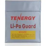 2 x Tenergy Fire Retardant Lipo Battery Bag for Charging and Storage,  7x9inches