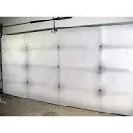 US Energy Products Nasa Tech White Reflective Foam Core 2 Car Garage Door Insulation Kit 18ft (Wide) x 8ft (High) R Value 8.0 Made in USA New and I