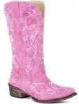 Pink cowgirl boots