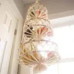 3 Tier Woven Macram Hanging Fruit Basket Birdie Designs, Size: 8