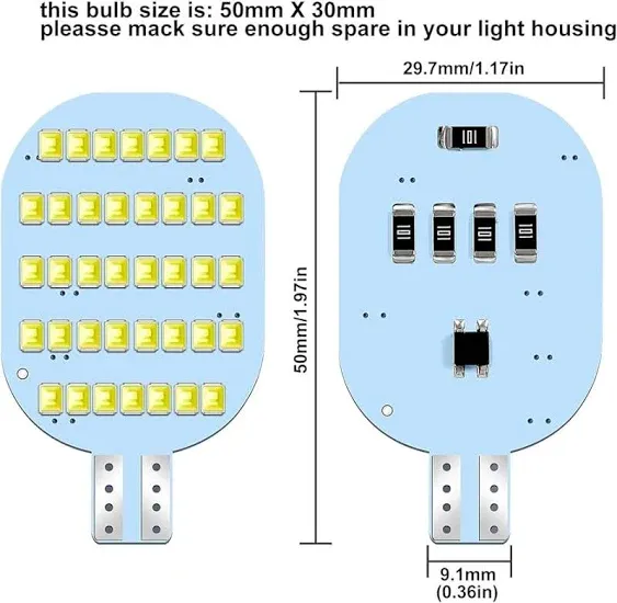 ACOHUIKE Super Bright T10 921 922 912 LED Bulbs For 12V RV Ceiling Dome Light RV Indoor Lights Camper Trailer Motorhome Marine Boat Dome Interior