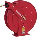 Reelcraft 81100 OLP Dual Pedestal Air/Water Hose Reel | 3/8" x 100'