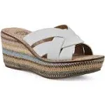 White Mountain Women's Samwell Platform Wedge Sandal