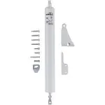 Standard Duty Pneumatic Screen and Storm Door Closer, White Finish