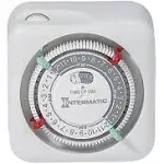 Intermatic TN111K 15-Amp Indoor Timer - Versatile 24-Hour Control - Easy Manual Override and Single 2-Prong Design