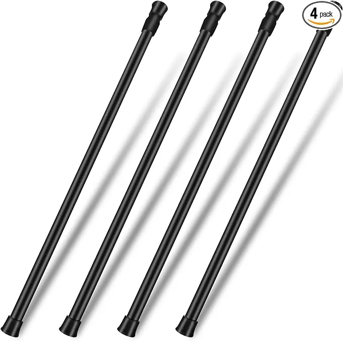 4 Pack Sliding Door Security Bar Window Security Bars Adjustable Sliding Glas...