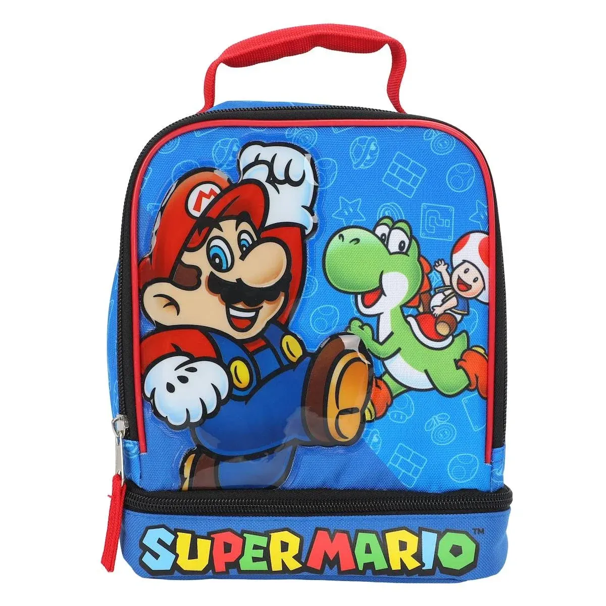 Nintendo Super Mario Insulated Double Compartment Insulated Lunch Box