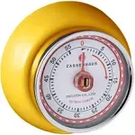 Zassenhaus Magnetic Retro 60 Minute Kitchen Timer, 2.75-Inch, Light Blue