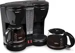 CucinaPro Double Coffee Brewer Station - Dual Coffee Maker Brews Two 12-Cup Pots