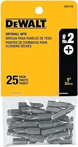 DeWalt DW2125 #2 Phillips Drywall Bit Tip (25-Pack)