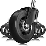 Lifelong Office Chair Casters Replacement Chair Wheels, Rollerblade Style, 5/Set (BL2376)