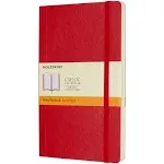 Moleskine Classic Soft Cover Large Notebook - Ruled - Scarlet Red