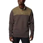 Columbia Hart Mountain Quilted Half Snap Pullover - Men's Stone Green/Shark, XL