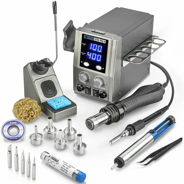 X-Tronic Platinum Series Hot Air Rework Soldering Iron Station