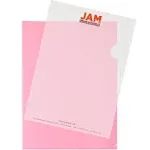 JAM Paper Plastic Sleeves 9&#034; x 12&#034; Red 12/Pack (2226316989)