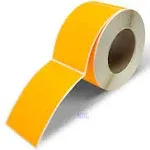 Next Day Labels, 3 x 5 Rectangle Inventory Color Coding Labels, 500 per Roll (Fluorescent Orange)