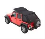 Jeep Wrangler JK Bestop Trektop NX Soft Top; Black Diamond 56853-35