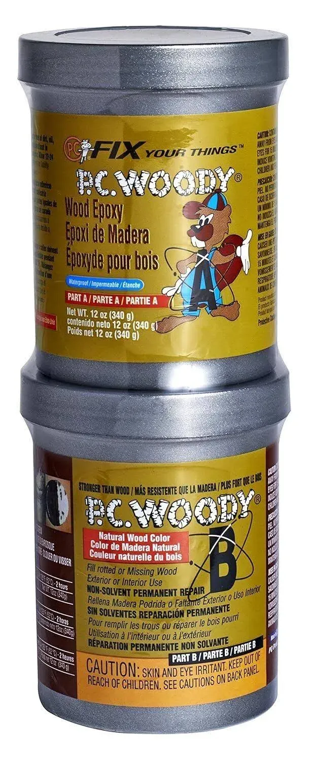 Protective Coating  12 Oz Woody Wood Epoxy Paste