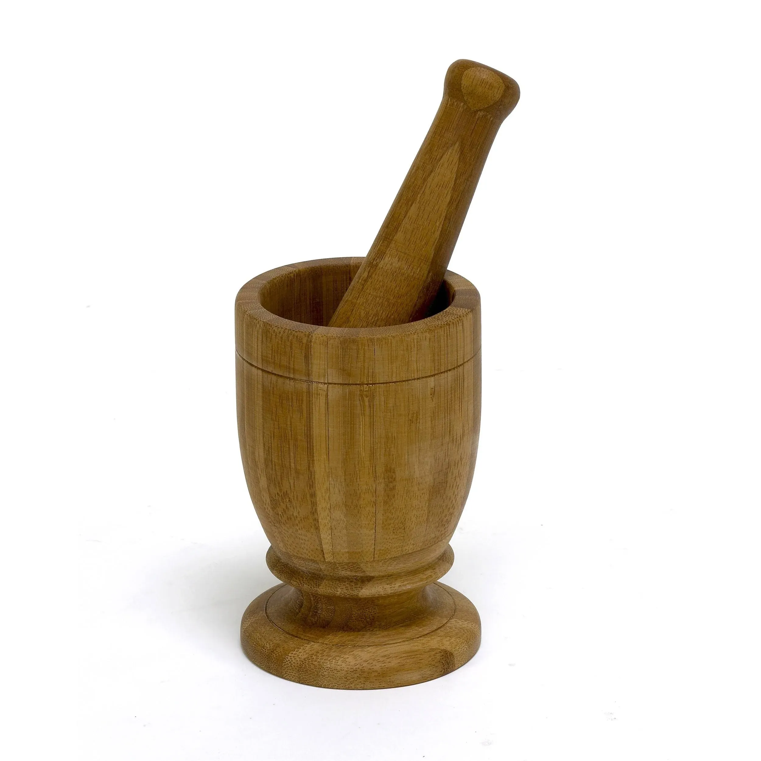 Imusa Mortar & Pestle, Bamboo