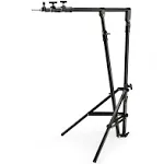 PROAIM Boom Light Telescopic Stand with 5/8" Mount for Overhead Light & Accessories. 8' Boom Arm, 8' Stand, Leveling Legs. Payload up to 9kg/20lb (P-BMLS-01)