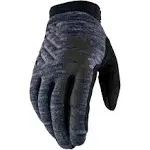 100% Brisker Gloves - Gray / Small