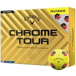 Callaway Chrome Tour TruTrack Yellow Golf Balls