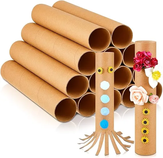 36 Pcs 1.77" x 10" Cardboard Tubes for Crafts Cardboard Paper Thick Craft Rolls