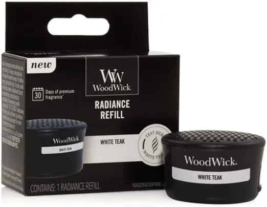 WoodWick Radiance Diffuser Refill (White Teak)