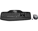 Logitech Desktop MK710 Wireless Keyboard & Mouse, Black (920-002416)