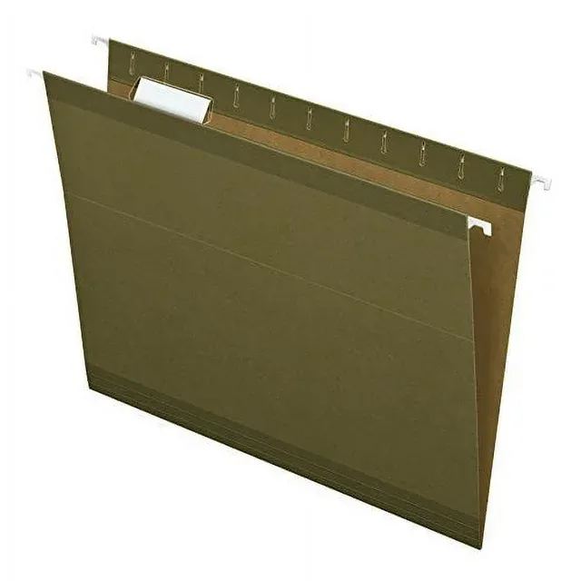 Recycled Hanging Folders Legal Size Assorted Colors 1/5 Cut 25/BX 81632