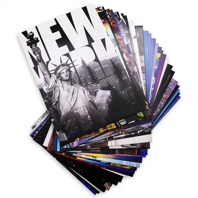 New Collectible Edition! 30 Various NYC New York Photo Postcards 4x6 Inch