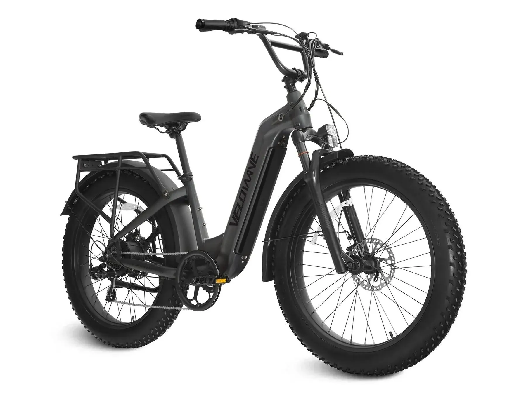 Velowave Ranger Step-Thru 2.0 Electric Bike Dark Gray