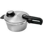 Fissler | Vitavit Premium Stainless Steel 3.7 Quart Pressure Cooker with Steamer Insert | Realry