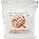 Warm & White Cotton Batting Twin Size 72"X90"