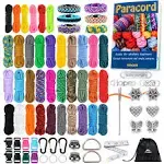 MONOBIN Paracord, 550 Paracord Combo Kit with Instruction Book - 36 Colors Multifunction Paracord Ropes and Complete Accessories for Making Paracord