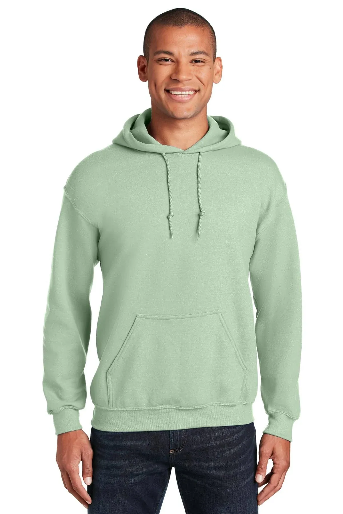 Gildan Sweatshirt Hooded Heavy Blend (G18500) Mint Green