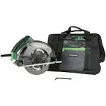 Metabo HPT C7SB3M 15 Amp Single Bevel 7-1/4 in. Corded Circular Saw with Blower Function, and Aluminum Die Cast Base