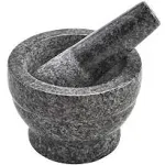 Imusa 3.75 inch Mini Polished Granite Mortar and Pestle for Grinding &amp; Crushing!