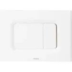 Toto YT920#WH - Basic Square Dual Button Push Plate- White