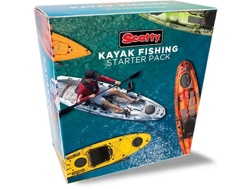 Scotty Kayak Fishing Starter Pack, Multi, One Size, Black