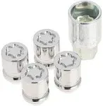 McGard 24157 Chrome Cone Seat Wheel Locks M12 x 1.5 Thread Size 13/16 Key Hex