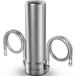 Waterdrop AS13 Under Sink Water Filter, No Drilling Required Under Sink Water Filtration System, Reduce PFAS, PFOA/PFOS, 6 Stage Stainless Steel Under